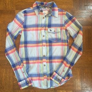 Abercrombie and Fitch plaid button up